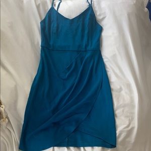 Blue body on dress